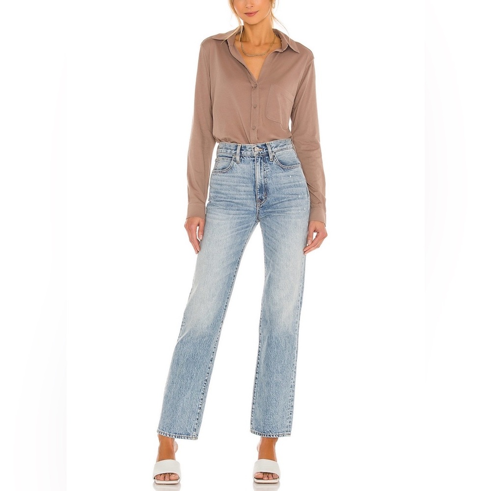 Bobi Light Weight Jersey Button Up In Java Size M… - image 4